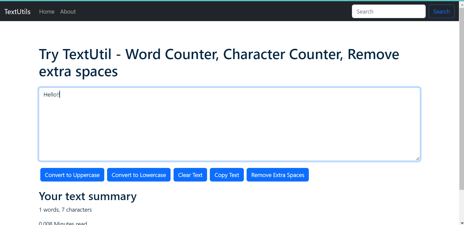 Text-Utils Website
