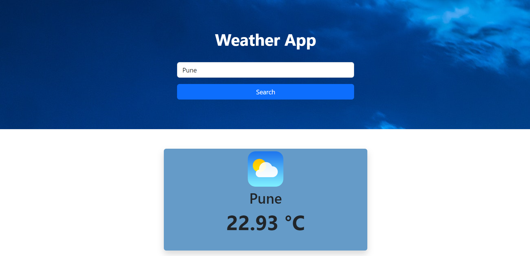 Weather Forecast Website